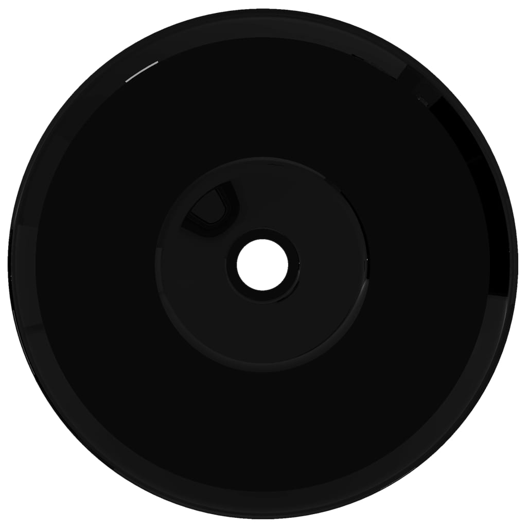 Keramik Waschbecken schwarz rund - Premium Badezimmer-Waschbecken - Just €72.92! Shop now at homesales4u