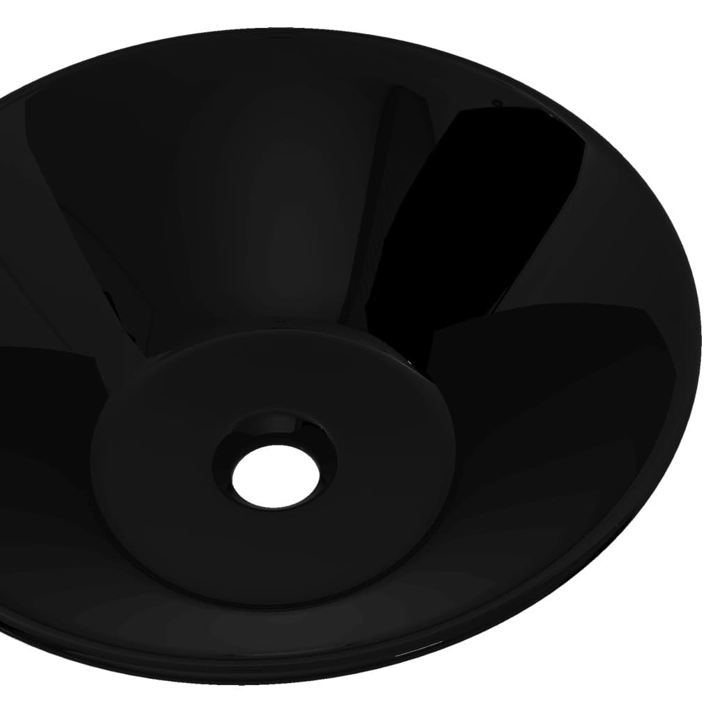 Keramik Waschbecken schwarz rund - Premium Badezimmer-Waschbecken - Just €72.92! Shop now at homesales4u