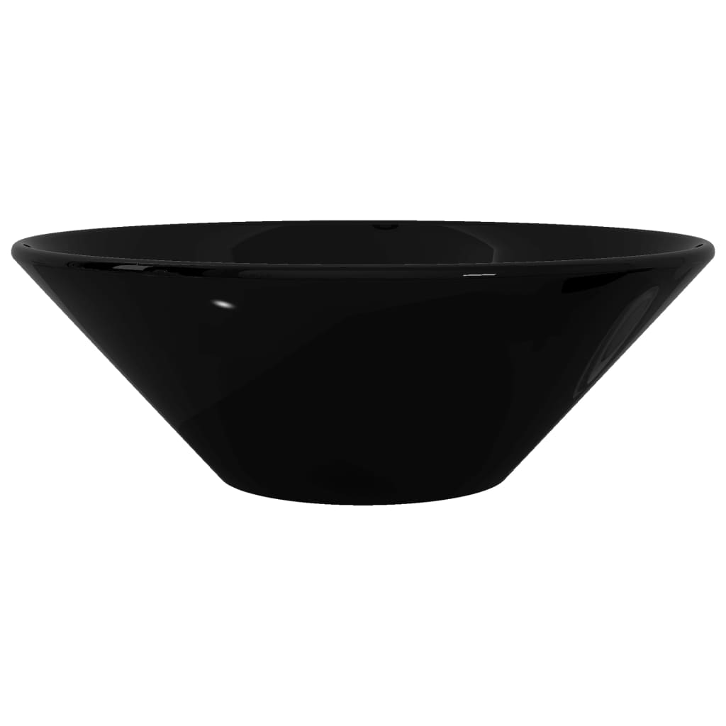 Keramik Waschbecken schwarz rund - Premium Badezimmer-Waschbecken - Just €72.92! Shop now at homesales4u
