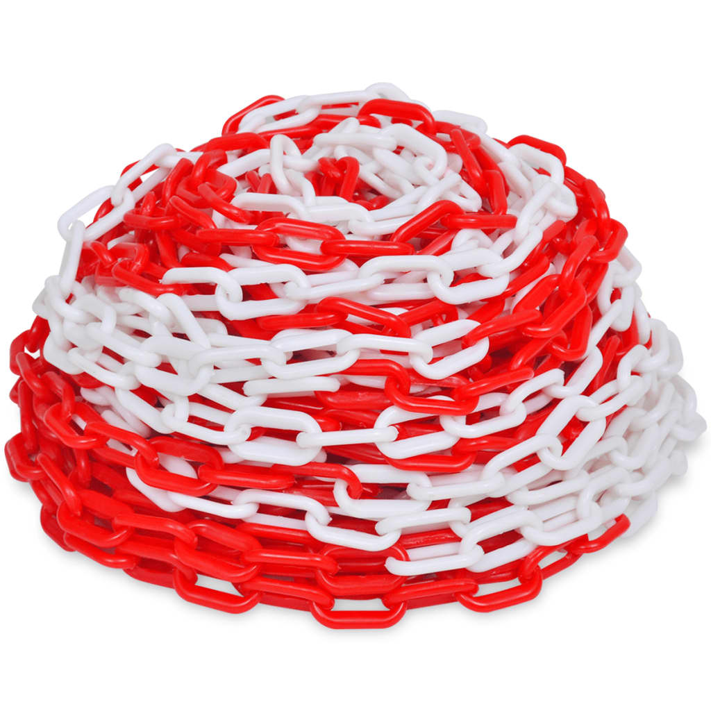 Absperrkette 30 m Kunststoff Rot und Weiß - Premium Sicherheitsmarkierungen - Just €41.37! Shop now at homesales4u