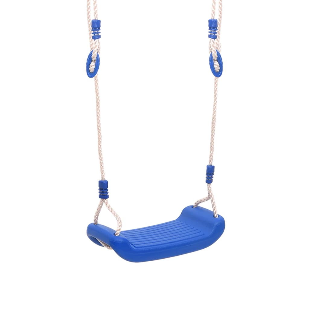 Schaukelsitze mit Seilen 2 Stk. Blau 38x16 cm PE - Premium Spielturm-Zubehör - Just €48.82! Shop now at homesales4u