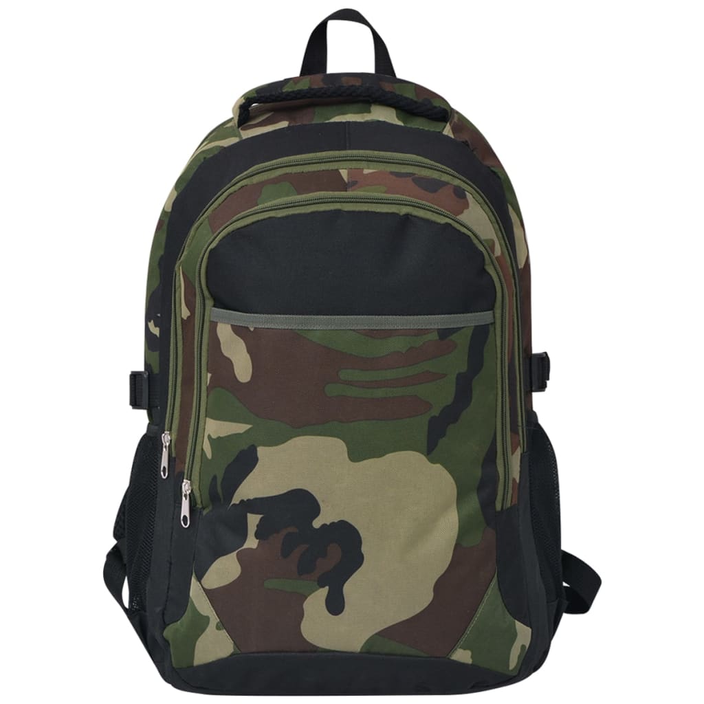 Schulrucksack 40 L Schwarz und Tarnfarbe - Premium Rucksäcke - Just €38.44! Shop now at homesales4u