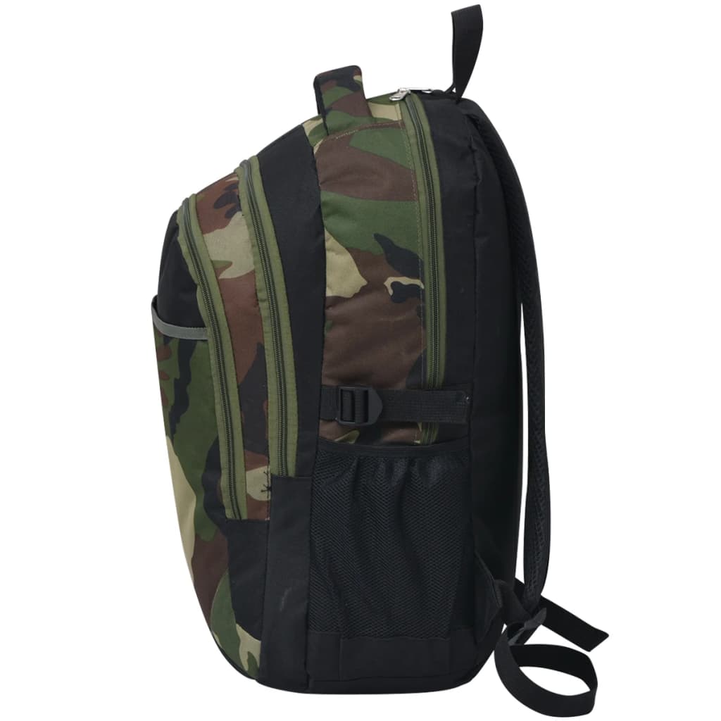Schulrucksack 40 L Schwarz und Tarnfarbe - Premium Rucksäcke - Just €38.44! Shop now at homesales4u