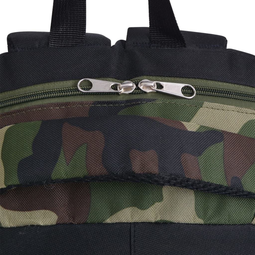 Schulrucksack 40 L Schwarz und Tarnfarbe - Premium Rucksäcke - Just €38.44! Shop now at homesales4u