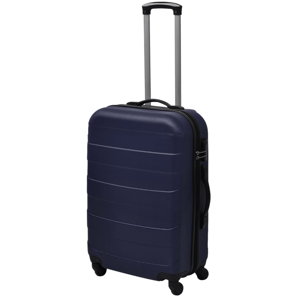 3-tlg. Hartschalenkoffer-Set Blau 45,5/55/66 cm - Premium Reisekoffer - Just €153.74! Shop now at homesales4u