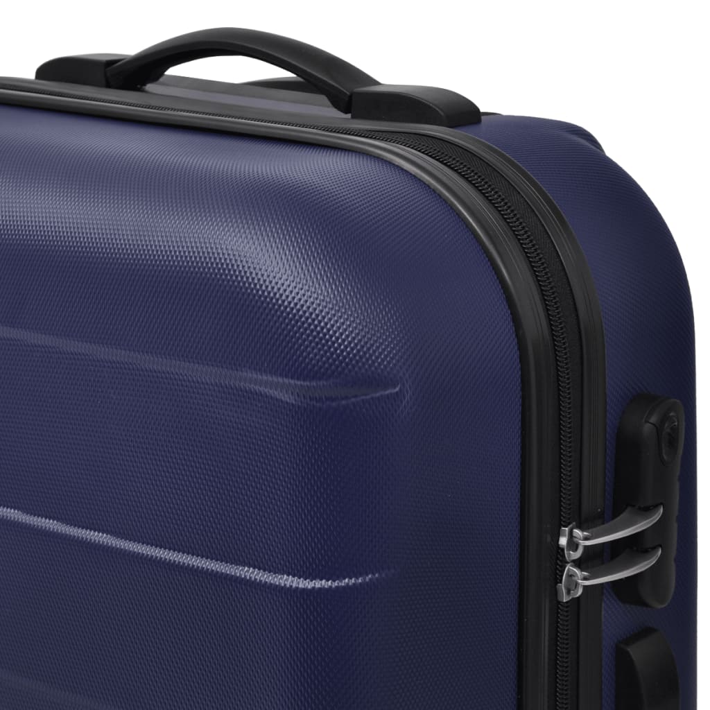 3-tlg. Hartschalenkoffer-Set Blau 45,5/55/66 cm - Premium Reisekoffer - Just €153.74! Shop now at homesales4u