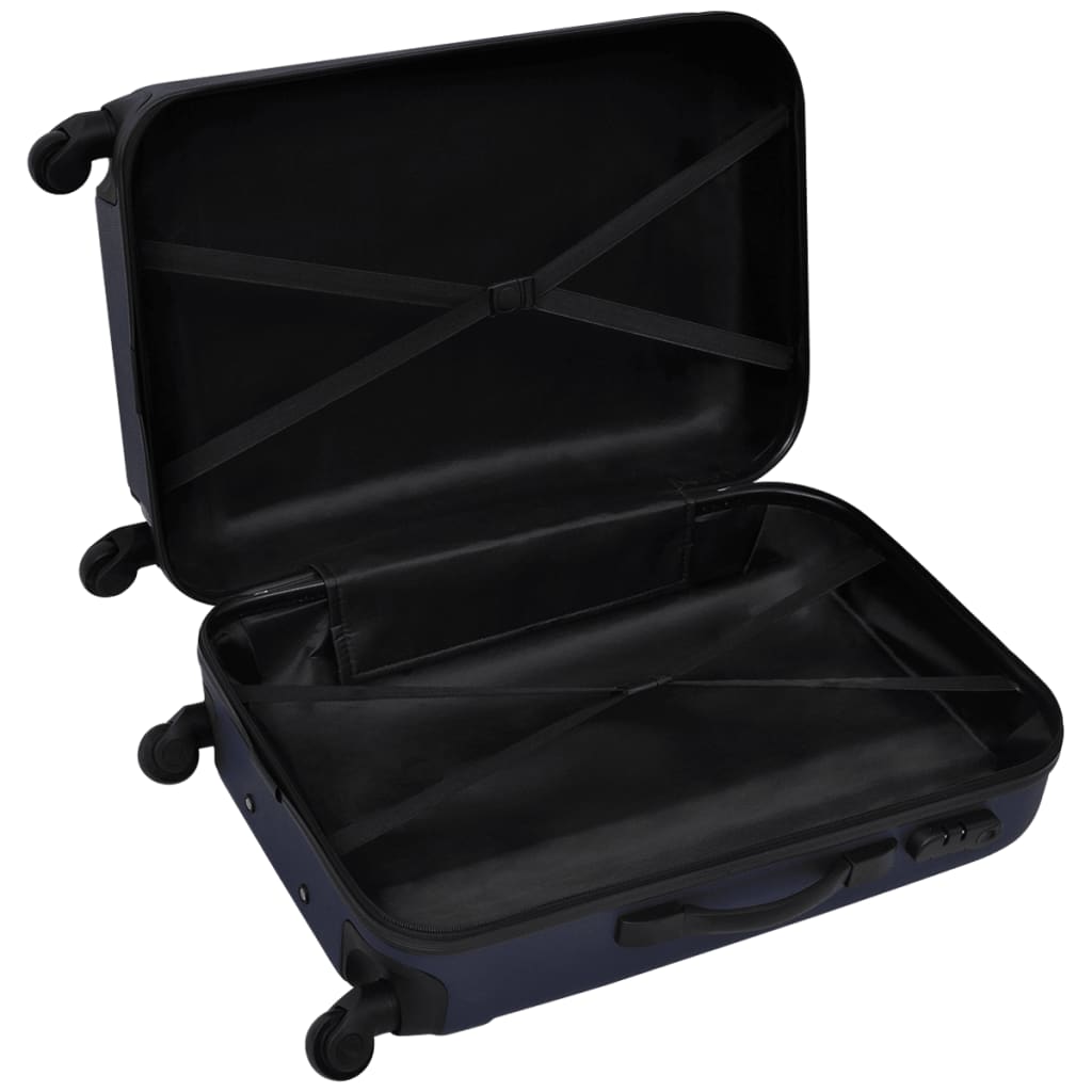 3-tlg. Hartschalenkoffer-Set Blau 45,5/55/66 cm - Premium Reisekoffer - Just €153.74! Shop now at homesales4u
