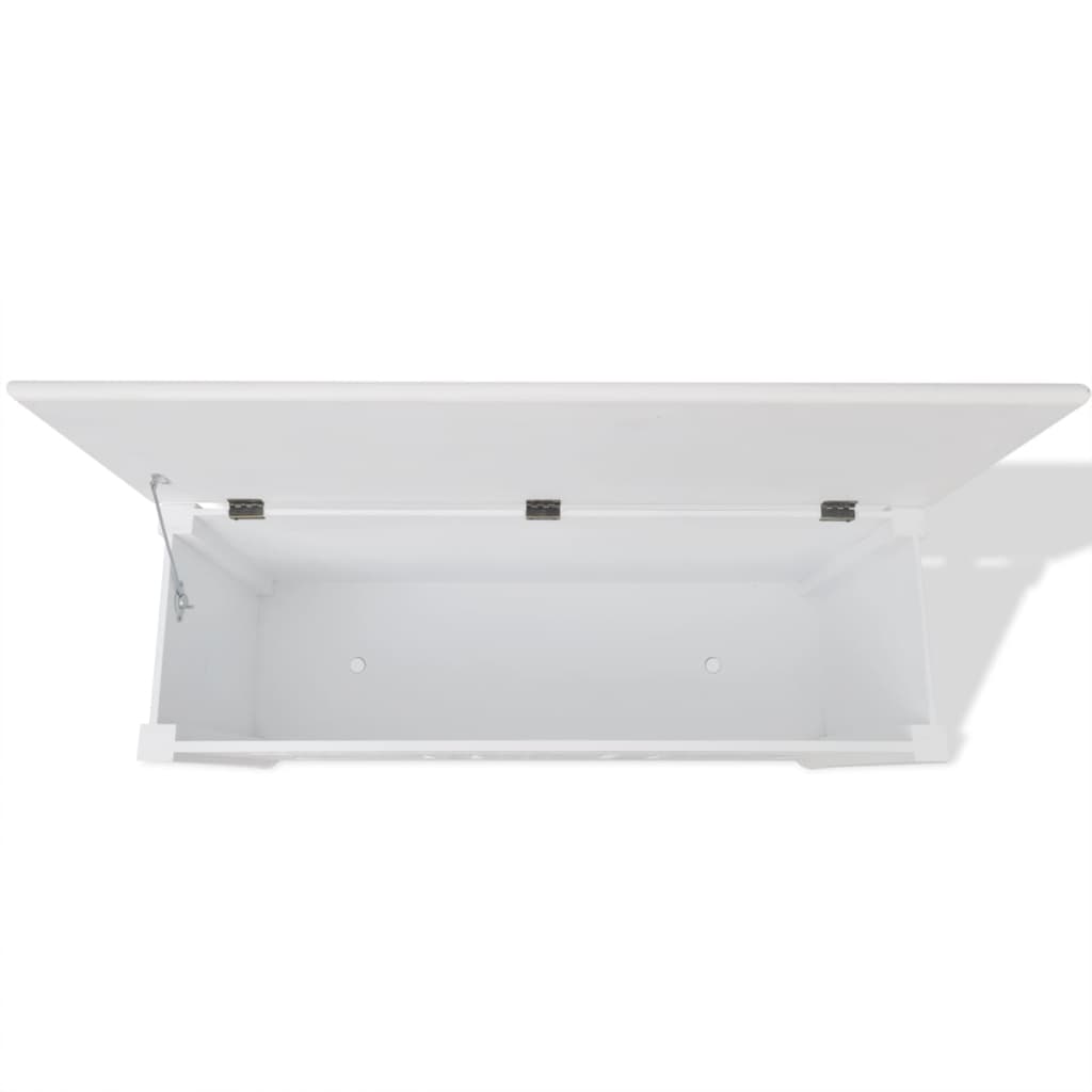 Aufbewahrungsbank Barockstil MDF Weiß - Premium Truhen- & Flurbänke - Just €205.45! Shop now at homesales4u