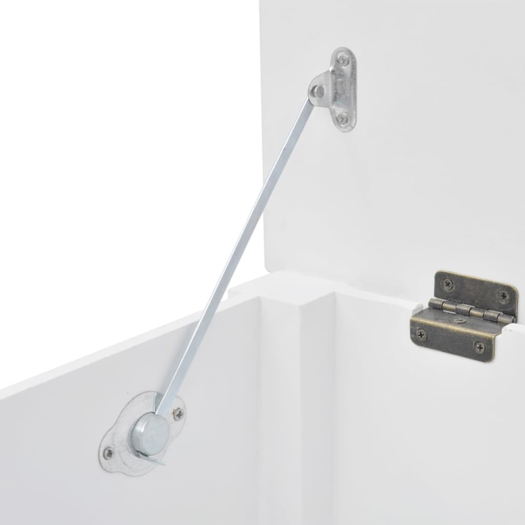 Aufbewahrungsbank Barockstil MDF Weiß - Premium Truhen- & Flurbänke - Just €205.45! Shop now at homesales4u
