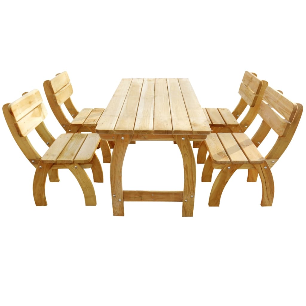 5-tlg. Garten-Essgruppe Imprägniertes Kiefernholz - Premium Gartenmöbel-Sets - Just €768.93! Shop now at homesales4u