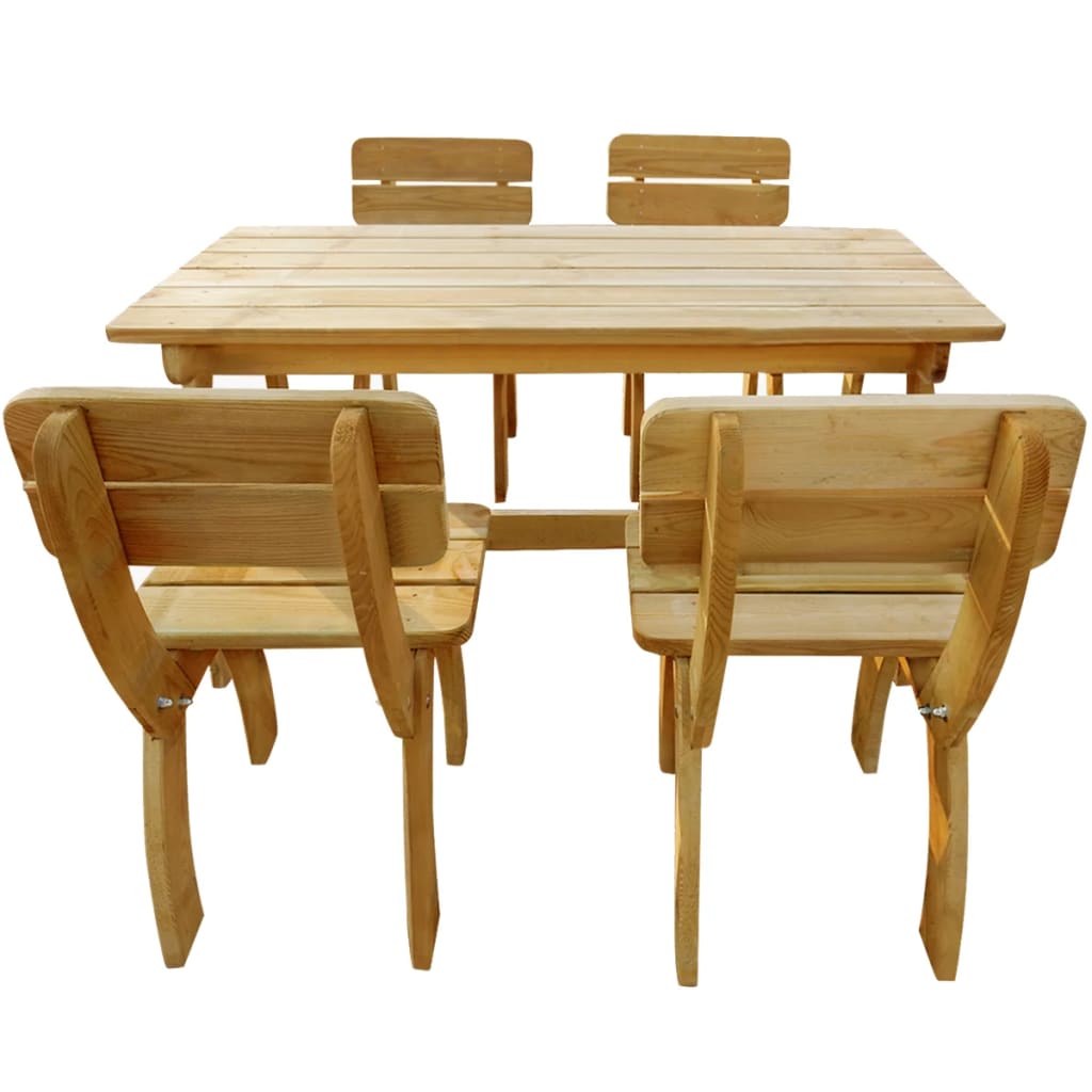 5-tlg. Garten-Essgruppe Imprägniertes Kiefernholz - Premium Gartenmöbel-Sets - Just €768.93! Shop now at homesales4u