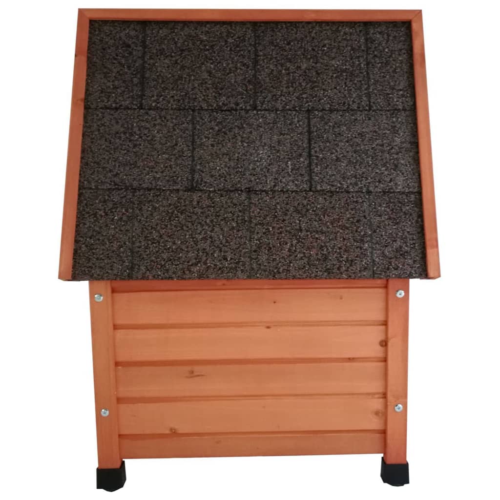 Outdoor-Katzenhaus XL 68,5x54x51,5 cm Holz Braun - Premium Kratzbäume - Just €128.69! Shop now at homesales4u