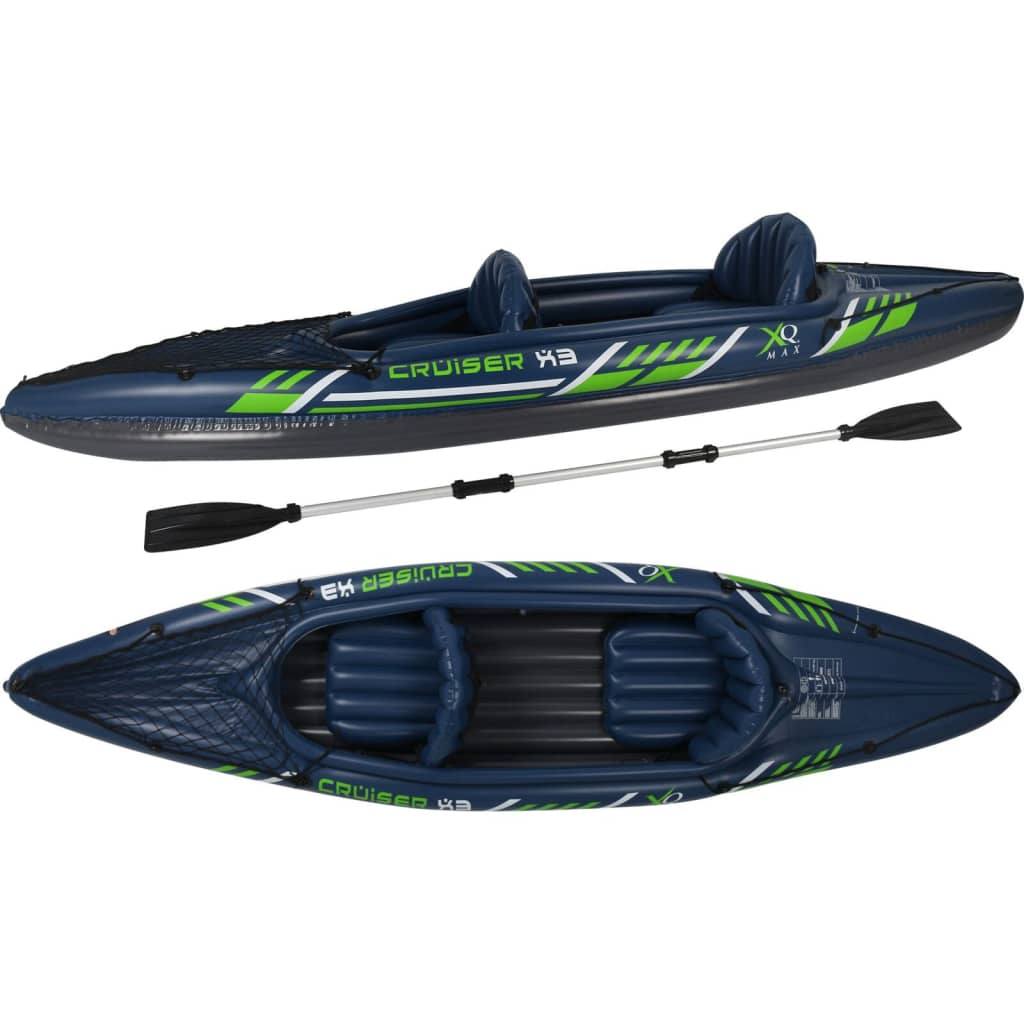 Kajak Cruiser X3 342x76x32 cm Blau und Grün - Premium Kajaks - Just €220.60! Shop now at homesales4u