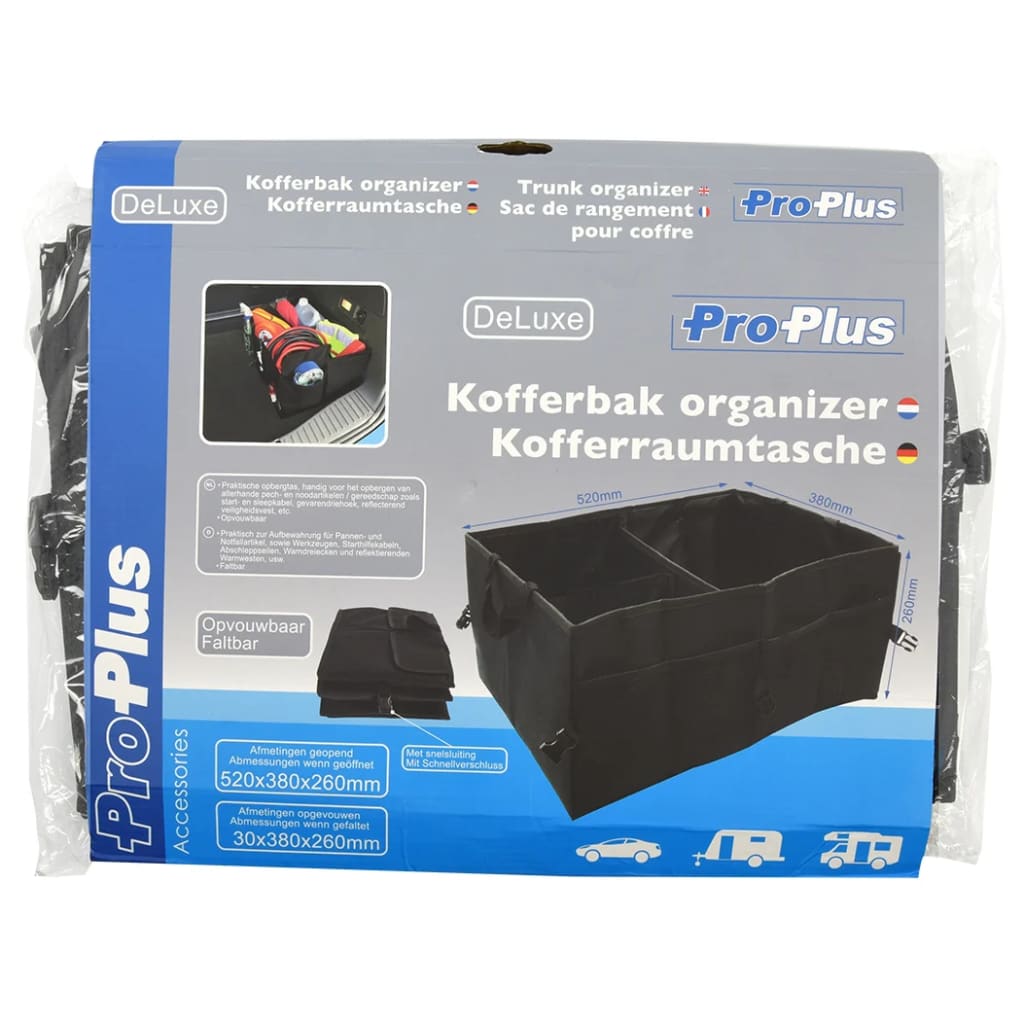 Kofferraum-Organizer DeLuxe - Premium Fahrzeug-Organizer - Just €33.25! Shop now at homesales4u