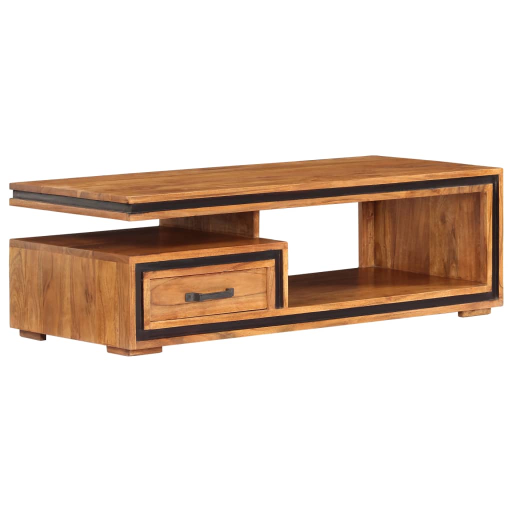 Couchtisch Massivholz Akazie 100x45x33 cm - Premium Couchtische - Just €378.25! Shop now at homesales4u