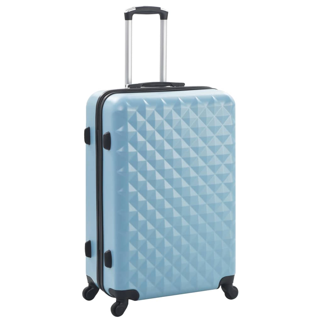 Hartschalen-Trolley-Set 3 Stk. Blau ABS - Premium Reisekoffer - Just €172.39! Shop now at homesales4u