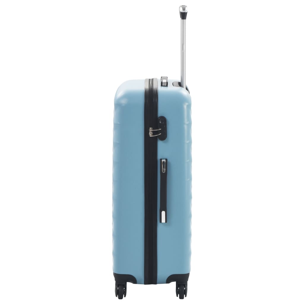 Hartschalen-Trolley-Set 3 Stk. Blau ABS - Premium Reisekoffer - Just €172.39! Shop now at homesales4u