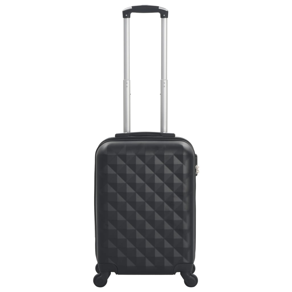 Hartschalen-Trolley Schwarz ABS - Premium Reisekoffer - Just €77.35! Shop now at homesales4u