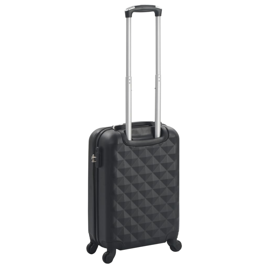 Hartschalen-Trolley Schwarz ABS - Premium Reisekoffer - Just €77.35! Shop now at homesales4u