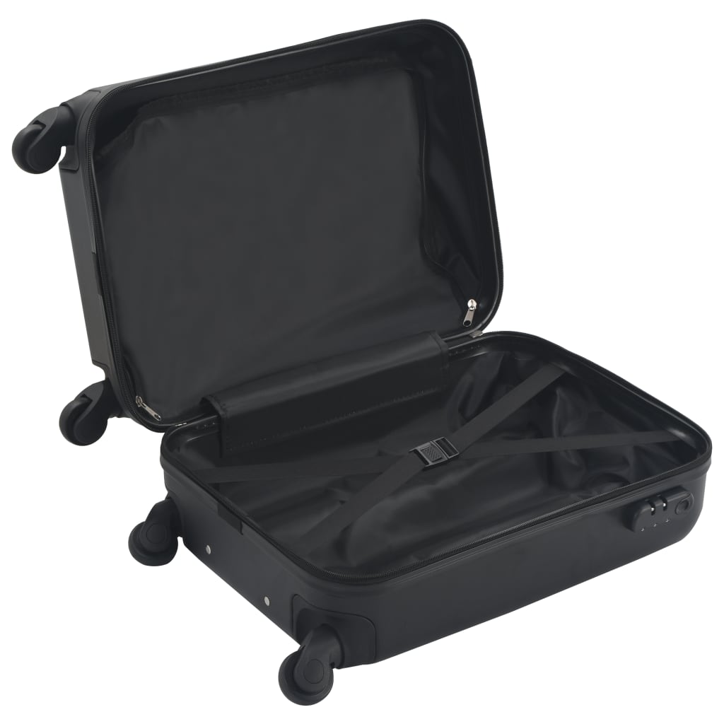 Hartschalen-Trolley Schwarz ABS - Premium Reisekoffer - Just €77.35! Shop now at homesales4u