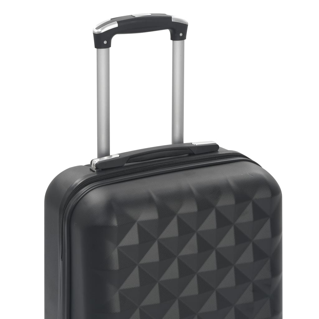 Hartschalen-Trolley Schwarz ABS - Premium Reisekoffer - Just €77.35! Shop now at homesales4u