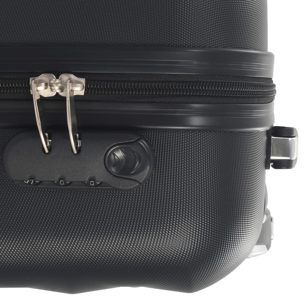 Hartschalen-Trolley Schwarz ABS - Premium Reisekoffer - Just €77.35! Shop now at homesales4u