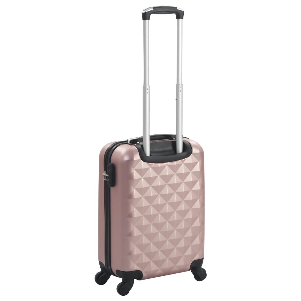 Hartschalen-Trolley Roségold ABS - Premium Reisekoffer - Just €76.82! Shop now at homesales4u