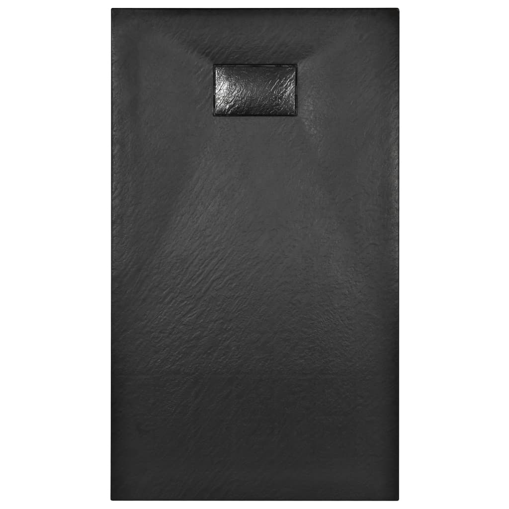 Duschwanne SMC Schwarz 120×70 cm - Premium Duschwannen - Just €238.32! Shop now at homesales4u