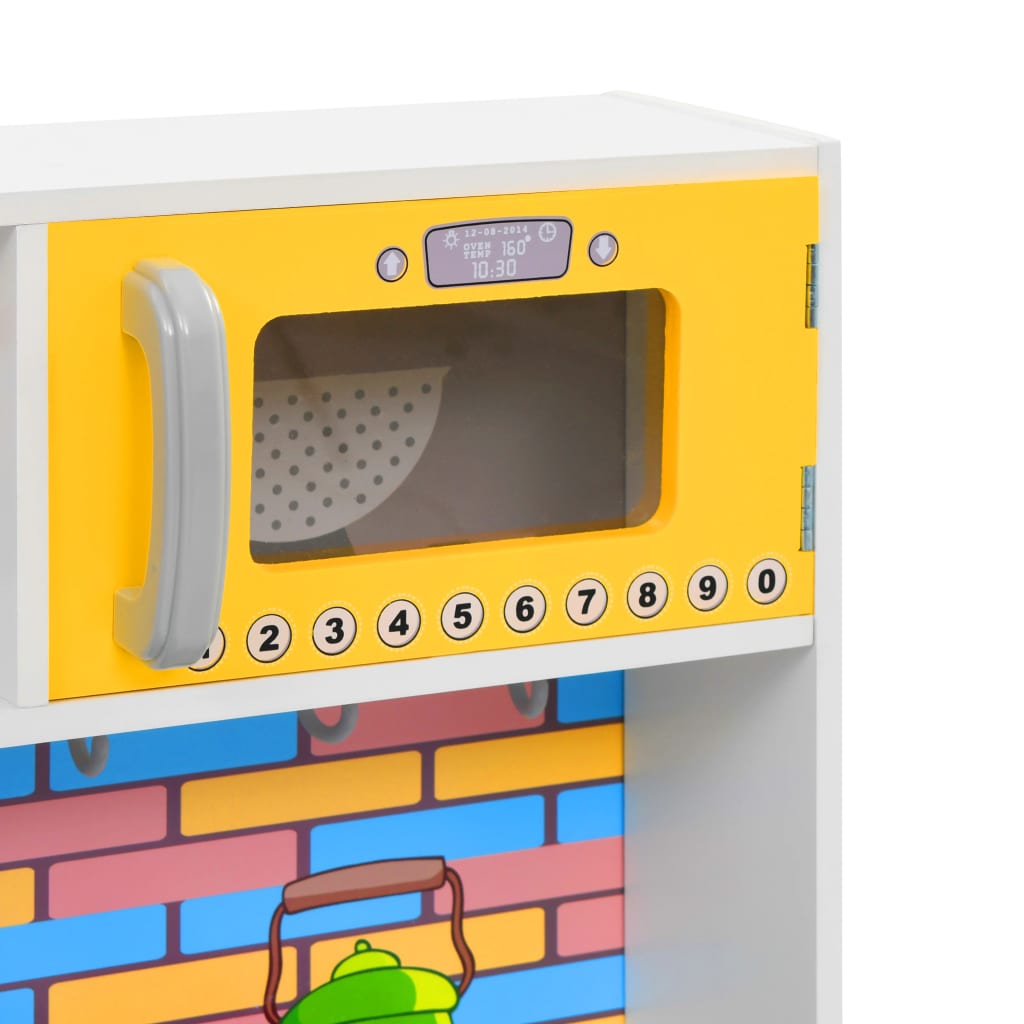 Kinderspielküche MDF 80 x 30 x 85 cm Mehrfarbig - Premium Spielzeug-Küchen & Spielzeug-Lebensmittel - Just €138.29! Shop now at homesales4u