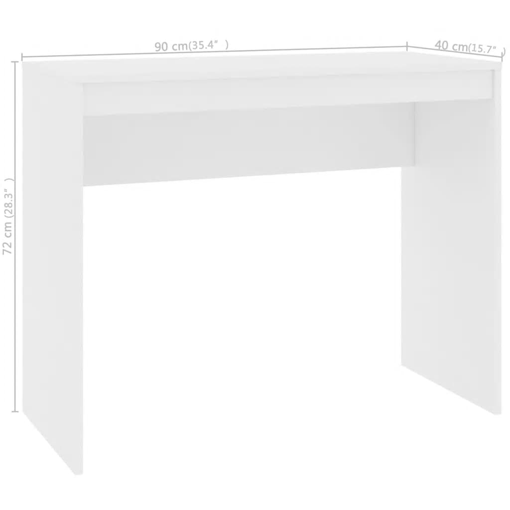 Schreibtisch Weiß 90×40×72 cm Holzwerkstoff - Premium Schreibtische - Just €52.82! Shop now at homesales4u