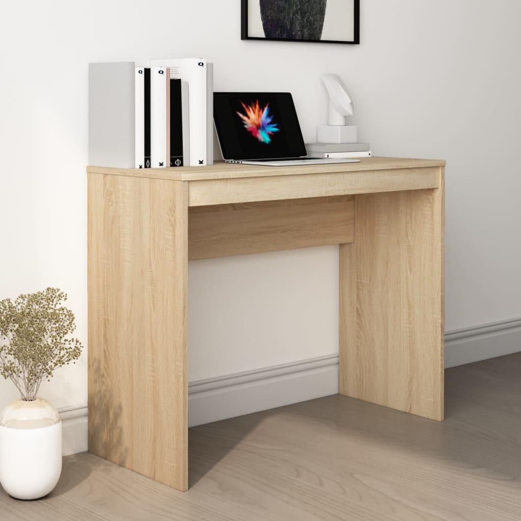 Schreibtisch Sonoma-Eiche 90x40x72 cm Holzwerkstoff - Premium Schreibtische - Just €53.15! Shop now at homesales4u