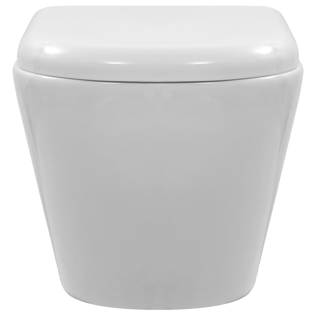 Wand-WC ohne Spülrand Keramik Weiß - Premium Toiletten - Just €212.85! Shop now at homesales4u