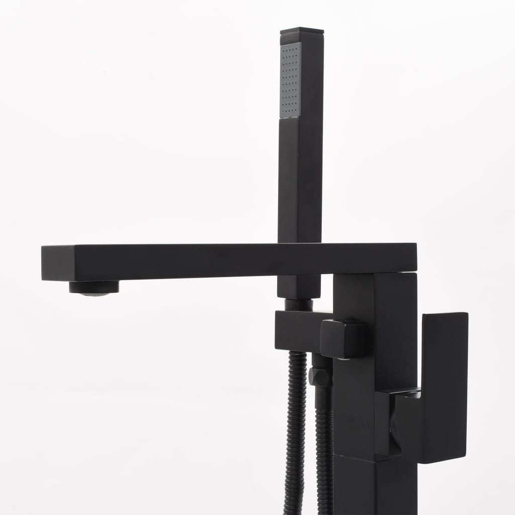 Freistehende Badewannenarmatur Schwarz Edelstahl 90 cm - Premium Badewanneneinläufe - Just €407.23! Shop now at homesales4u