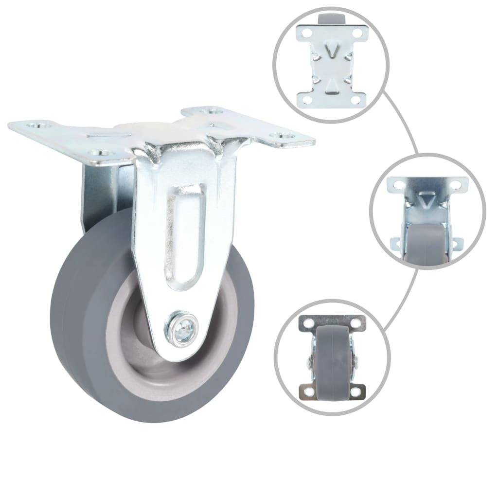 8 Stk. Bockrollen 50 mm - Premium Materialbeförderung - Just €46.62! Shop now at homesales4u