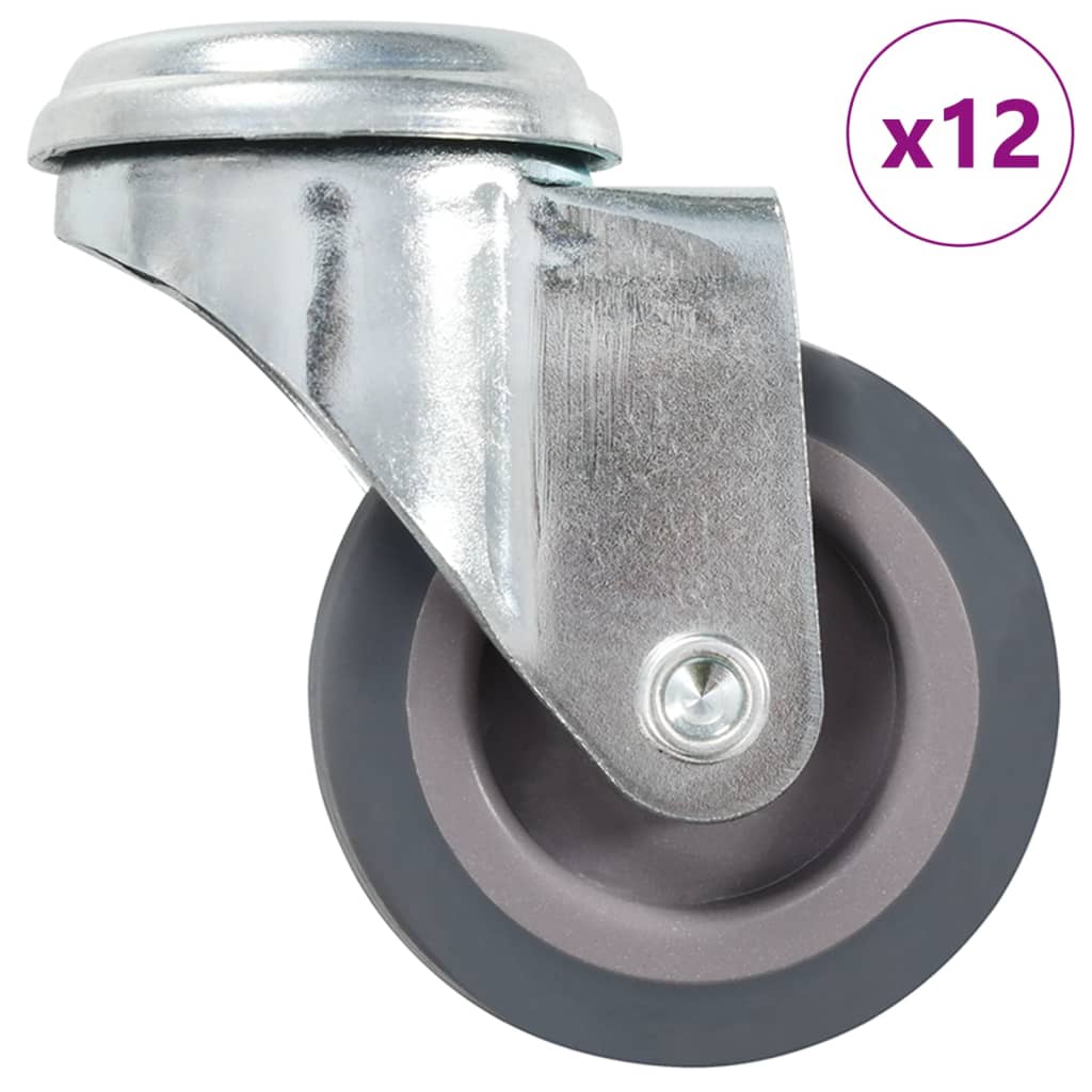 12 Stk. Lenkrollen mit Bolzenloch 50 mm - Premium Materialbeförderung - Just €76.62! Shop now at homesales4u