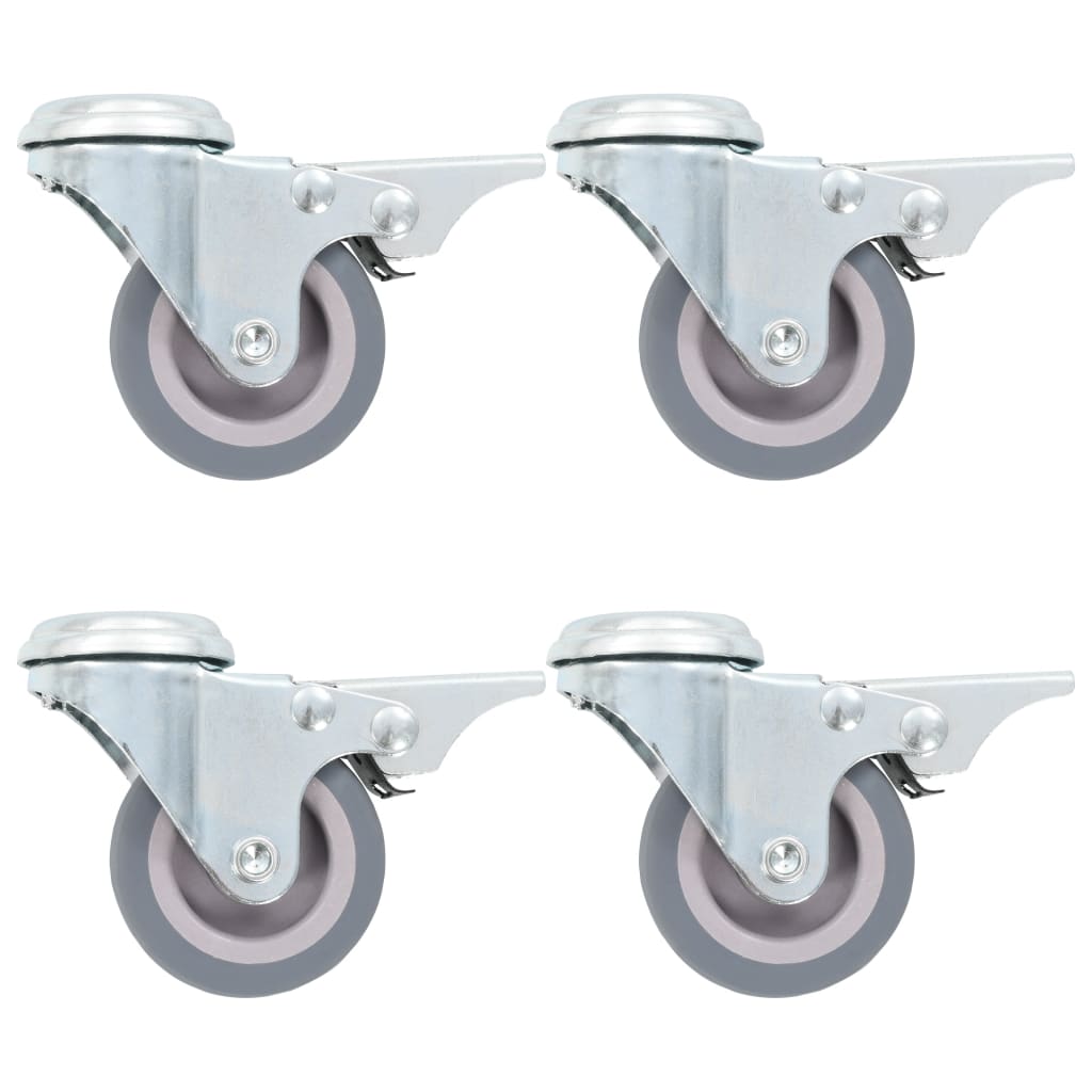 8 Stk. Lenkrollen mit Rückenloch 50 mm - Premium Materialbeförderung - Just €50.52! Shop now at homesales4u