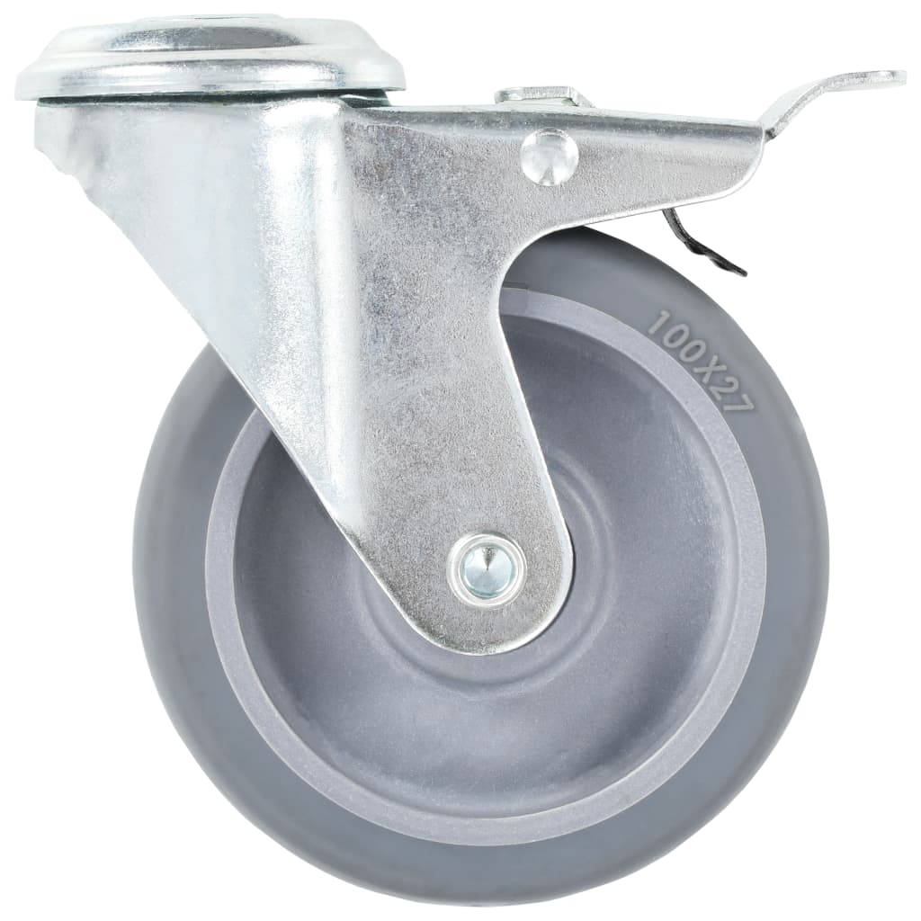 12 Stk. Lenkrollen mit Rückenloch 100 mm - Premium Materialbeförderung - Just €114.90! Shop now at homesales4u