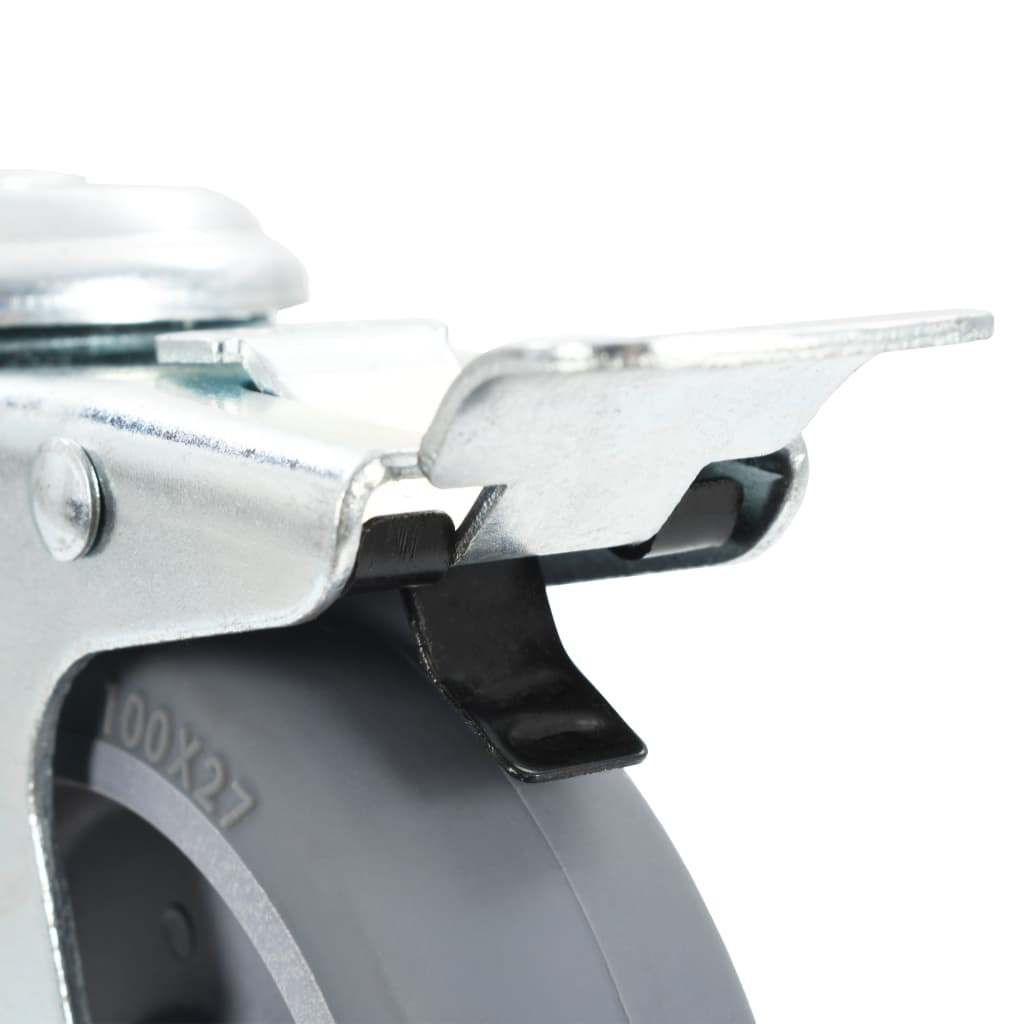 12 Stk. Lenkrollen mit Rückenloch 100 mm - Premium Materialbeförderung - Just €114.90! Shop now at homesales4u