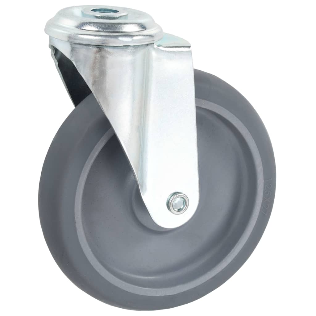 12 Stk. Lenkrollen mit Bolzenloch 125 mm - Premium Materialbeförderung - Just €132.84! Shop now at homesales4u