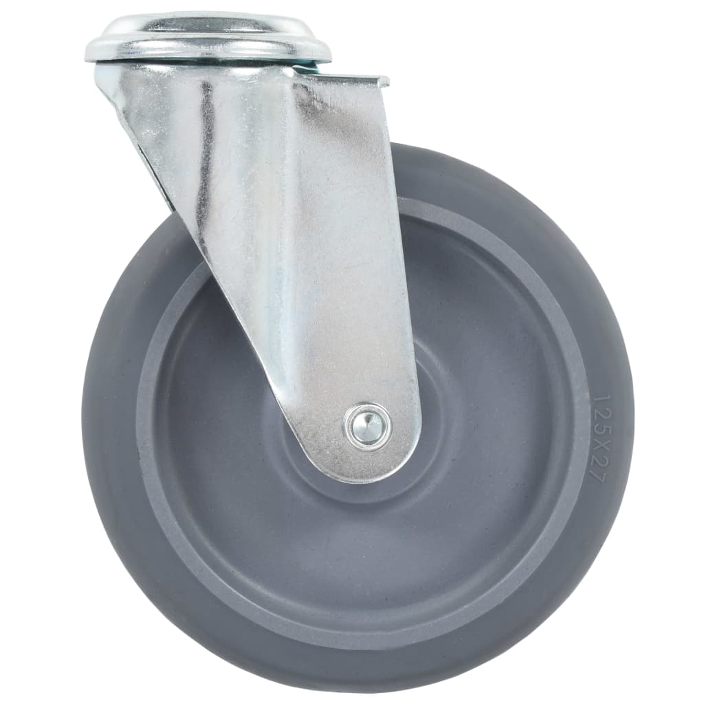12 Stk. Lenkrollen mit Bolzenloch 125 mm - Premium Materialbeförderung - Just €132.84! Shop now at homesales4u