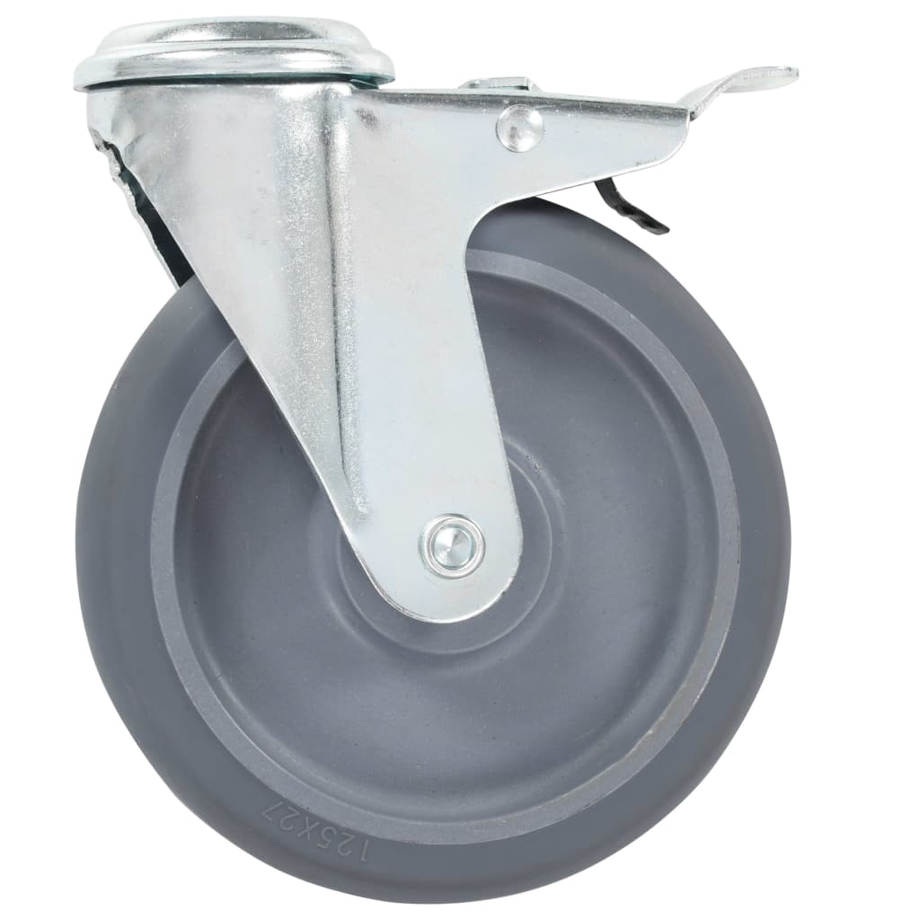 12 Stk. Lenkrollen mit Rückenloch 125 mm - Premium Materialbeförderung - Just €141.42! Shop now at homesales4u