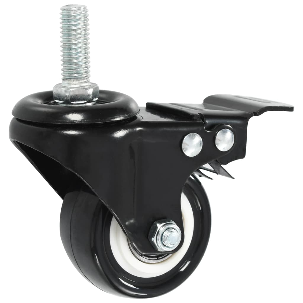 Lenkrollen mit Bremsen 12 Stk. 50 mm - Premium Materialbeförderung - Just €98.96! Shop now at homesales4u