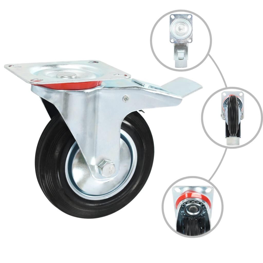8 Stk. Lenkrollen 160 mm - Premium Materialbeförderung - Just €171.50! Shop now at homesales4u