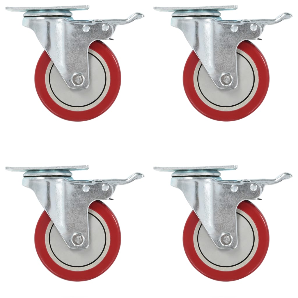 Lenkrollen 8 Stk. 100 mm - Premium Materialbeförderung - Just €84.27! Shop now at homesales4u
