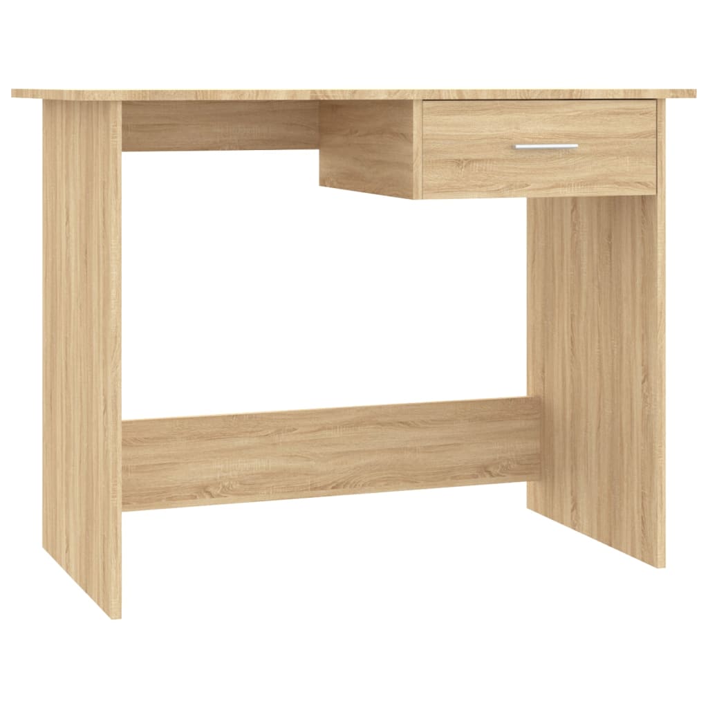 Schreibtisch Sonoma-Eiche 100x50x76 cm Holzwerkstoff - Premium Schreibtische - Just €81.43! Shop now at homesales4u