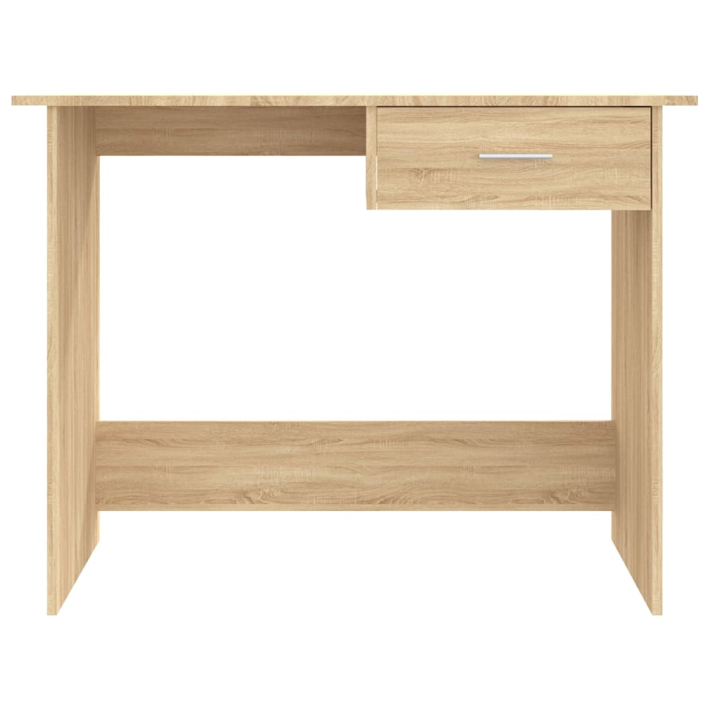 Schreibtisch Sonoma-Eiche 100x50x76 cm Holzwerkstoff - Premium Schreibtische - Just €81.43! Shop now at homesales4u
