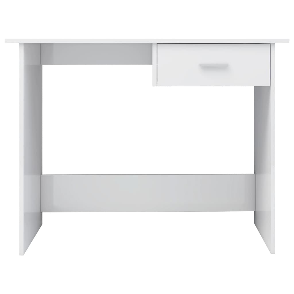 Schreibtisch Hochglanz-Weiß 100×50×76 cm Holzwerkstoff - Premium Schreibtische - Just €73.63! Shop now at homesales4u