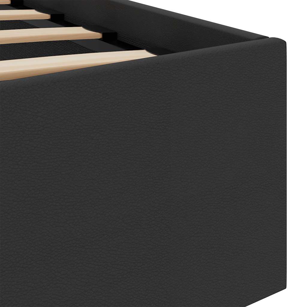 Bett mit Bettkasten Hydraulisch LED Kunstleder 100x200 cm - Premium Betten & Bettgestelle - Just €463.69! Shop now at homesales4u