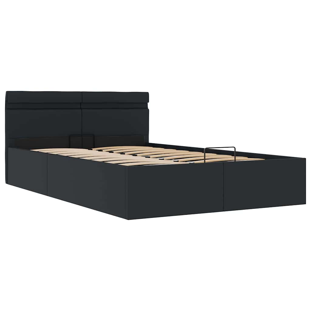 Bett mit Bettkasten Hydraulisch LED Kunstleder 120x200 cm - Premium Betten & Bettgestelle - Just €534.71! Shop now at homesales4u