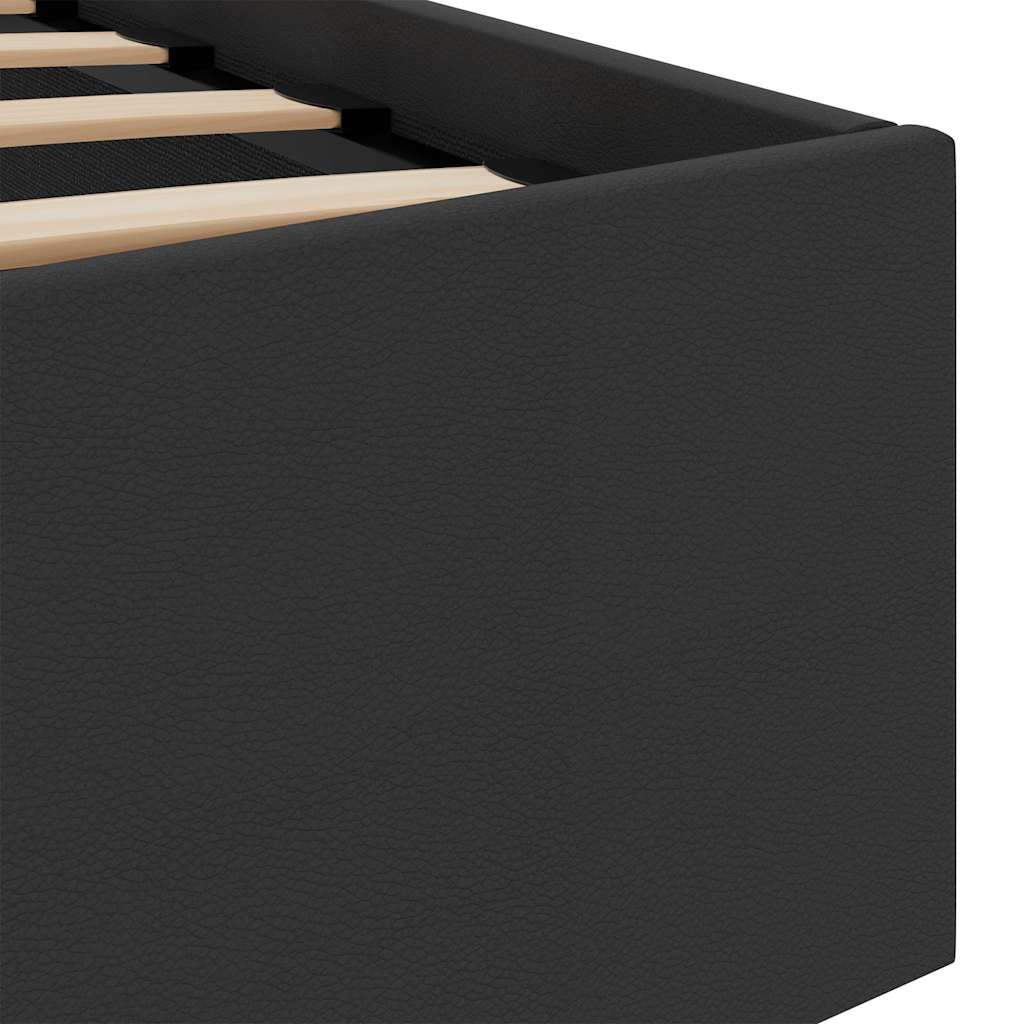 Bett mit Bettkasten Hydraulisch LED Kunstleder 140x200 cm - Premium Betten & Bettgestelle - Just €545.04! Shop now at homesales4u